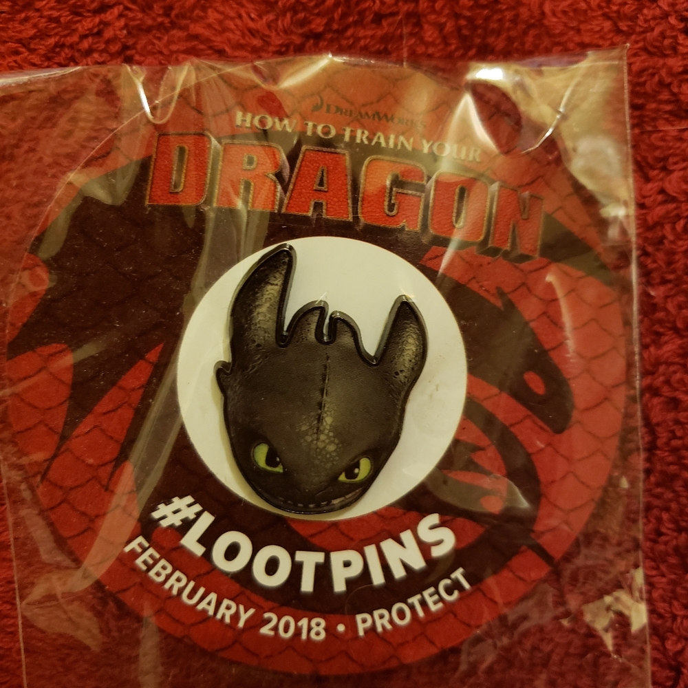 Loot Crate How to Train Your Dragon Loot Pin